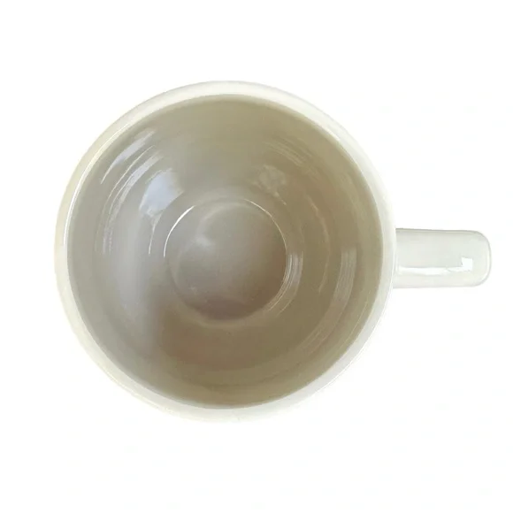 Rae Dunn TEA Mug White Gray Letters and Interior Dimples NWT 2017 OG - Picture 8 of 13